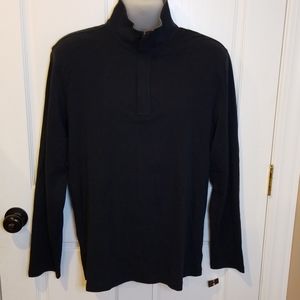 Michael Kors Quarter Zip Large Pullover Color Navy